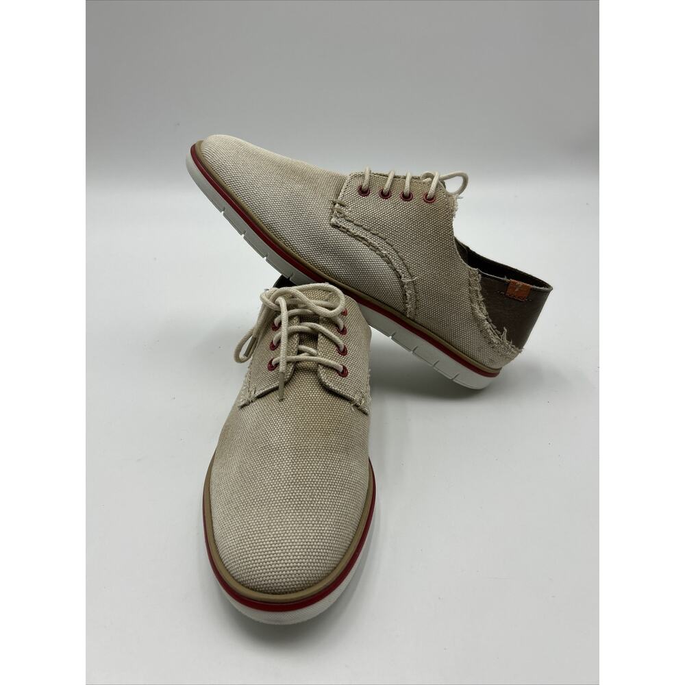 Vintage Seven For All Mankind Men BEIGE Ern Oxford Shoes Size 9.5